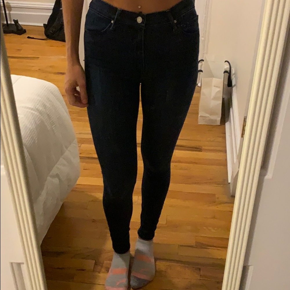 Black Orchid dark blue skinny jeans